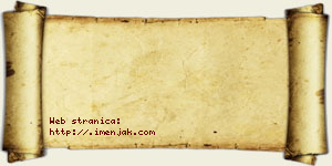 Negovanka Jačović vizit kartica